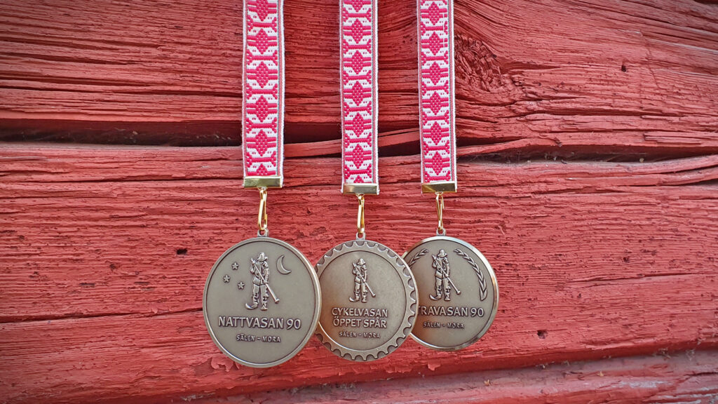 Vasaloppet ger medalj till alla deltagare som fullföljer sitt lopp.